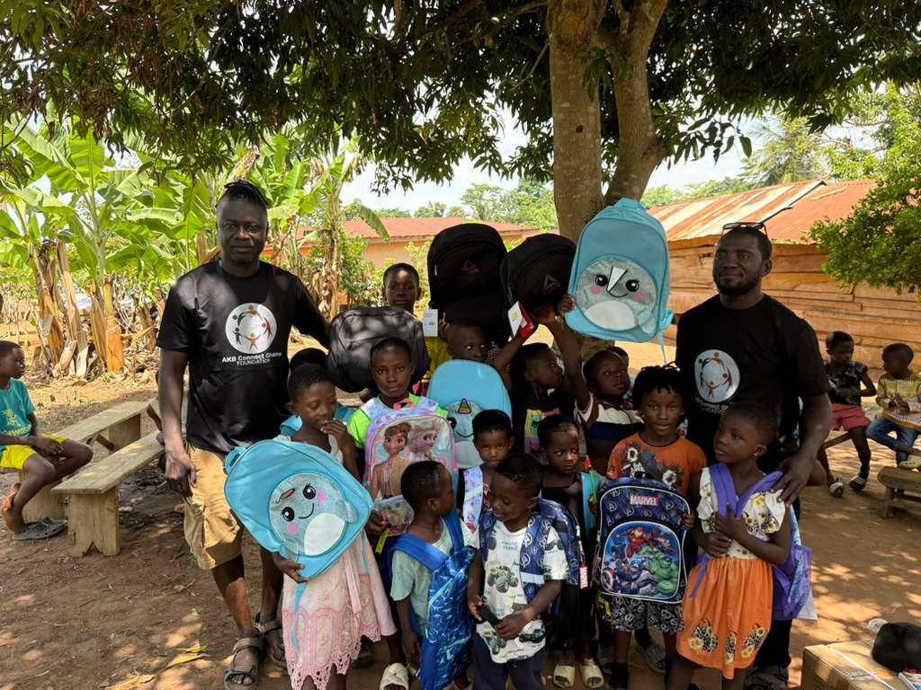 AKB CONNECT GHANA FOUNDATION DONATES TO A COMMUNITY IN THE EASTERN REGION OF GHANA